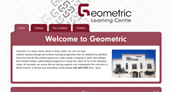 Desktop Screenshot of geometric-centre.com
